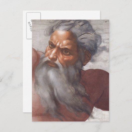 Carte Postale Chapelle Sixtine (Devant / Derrière)