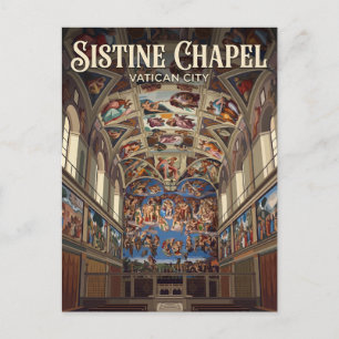 Carte Postale Chapelle Sixtine Cité du Vatican