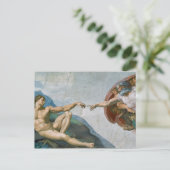 Carte postale Chapelle Sixtine de Michel-Ange (Debout devant)