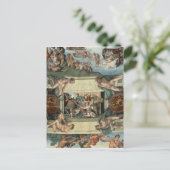 Carte Postale Chapelle Sixtine Plafond (Debout devant)