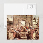 Carte Postale Chapelle Sixtine - Punitions des Lévites (Devant / Derrière)