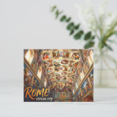 Carte Postale Chapelle Sixtine Vatican (Debout devant)