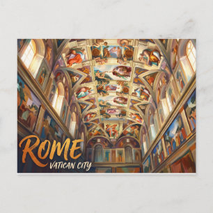 Carte Postale Chapelle Sixtine Vatican