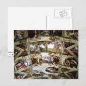 Carte Postale Chapelle Sixtine, Vatican, Rome, Italie (Devant / Derrière)