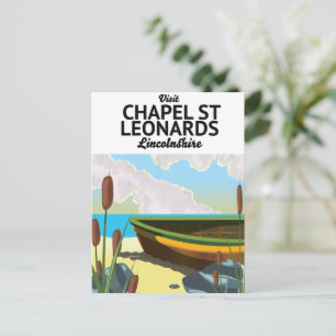 Carte Postale chapelle st leonards, affiche de vacances dans le