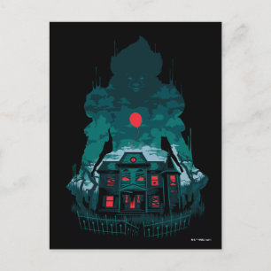 Carte Postale Chapitre 2   Pennywise et la maison