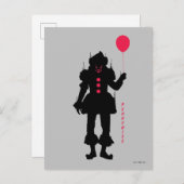 Carte Postale Chapitre 2 | Silhouette Pennywise (Devant / Derrière)