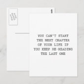 Carte Postale Chapitre Suivant De Votre Vie (Devant / Derrière)