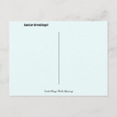 Carte Postale Chaque Bunny Aime La Plage Pâques Tropicales (Dos)