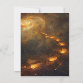 Carte Postale Chaque étape est un Rituel — Conception du chemin 