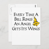 Carte Postale Chaque fois qu'une cloche sonne (Devant / Derrière)