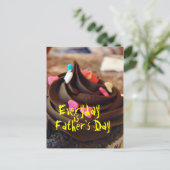 Carte Postale Chaque jour est Fête des pères (Debout devant)