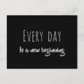 Carte Postale Chaque Jour Est Un Nouveau Début Positif Affirmati (Devant)