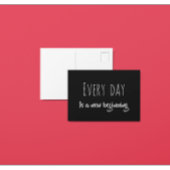 Carte Postale Chaque Jour Est Un Nouveau Début Positif Affirmati