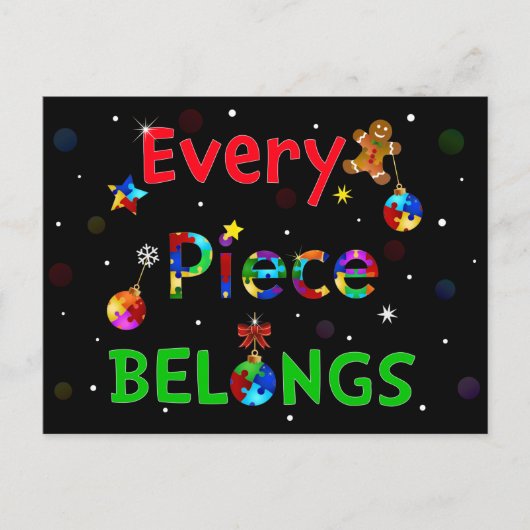Carte Postale Chaque pièce appartient à Noël (Devant)