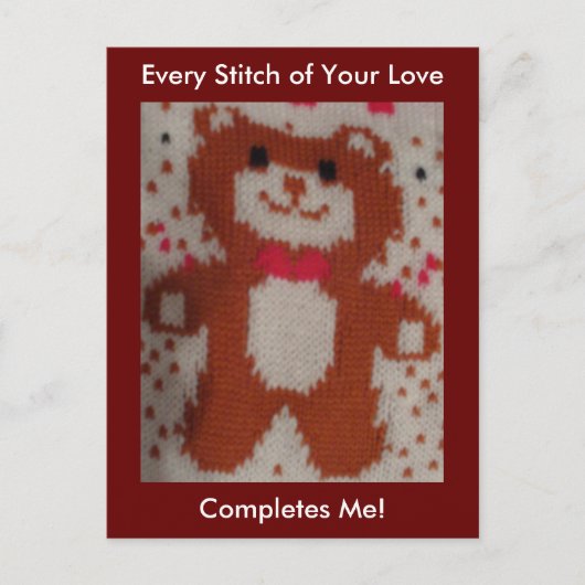 Carte Postale Chaque point de ton amour (Devant)