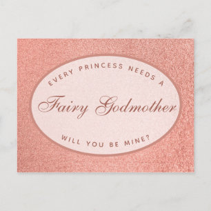 Carte Postale Chaque princesse a besoin d'un Rose de Fée Godmère