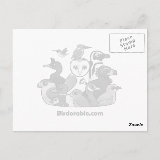 Carte Postale Chaque vautour (Dos)