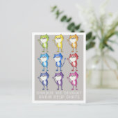 Carte Postale Chaque vie devrait avoir neuf chats (Debout devant)