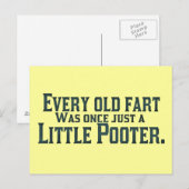 Carte Postale Chaque Vieux Panier Était Une Fois Juste Un Petit  (Devant / Derrière)