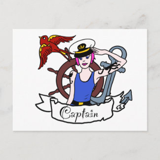 Carte Postale Chaque voile du corps est épinglé