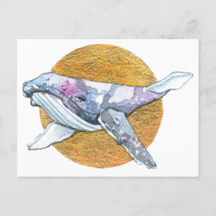 Carte Postale Char à baleines