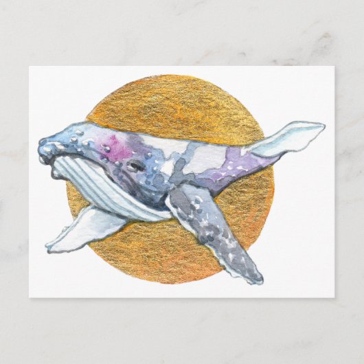 Carte Postale Char à baleines (Devant)