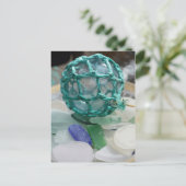 Carte Postale Char de pêche en verre, Alaska (Debout devant)