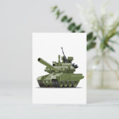 Carte Postale Char moderne blindé de tank (Debout devant)