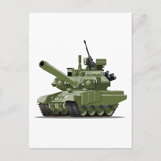 Carte Postale Char moderne blindé de tank (Devant)