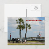Carte Postale char saint augustine florida (Devant / Derrière)