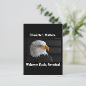 Carte Postale Character Matters USA Eagle (Debout devant)