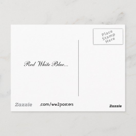 Carte Postale Charbon minier (Dos)