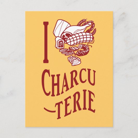 Carte Postale Charcuterie (Devant)