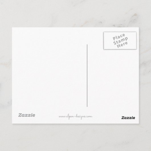 Carte Postale Chardonneret jaune - Photographie originale (Dos)