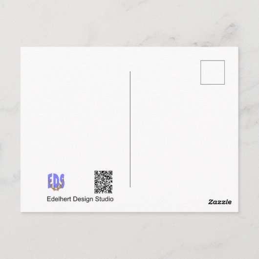 Carte Postale Chardonneret Mignon dans un Champ de Fleurs Sauvag (Dos)