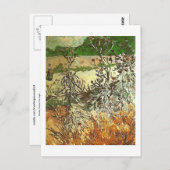 Carte Postale Chardons, Van Gogh Art (Devant / Derrière)
