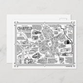 Carte postale Charfield Village Map (Devant / Derrière)