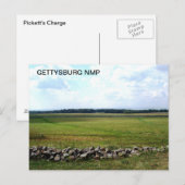 CARTE POSTALE CHARGE DE LA PIÈCE (Devant / Derrière)