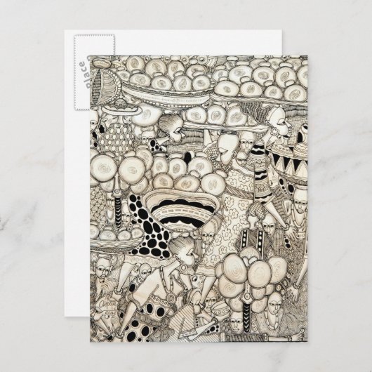 Carte Postale Charge lourde 2 (Devant / Derrière)