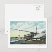 Carte Postale Chargement de la nacelle pour SeaNome, AK (Devant / Derrière)