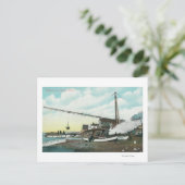 Carte Postale Chargement de la nacelle pour SeaNome, AK (Debout devant)