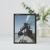 Carte Postale Chargement d'un vraquier de lac avec du charbon, S (Debout devant)