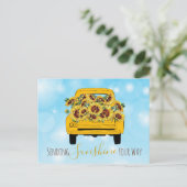 Carte Postale Chargement en camion de soleil (Debout devant)