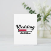 Carte Postale chargement mariage (Debout devant)
