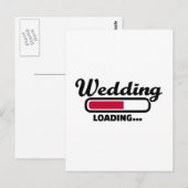 Carte Postale chargement mariage (Devant / Derrière)