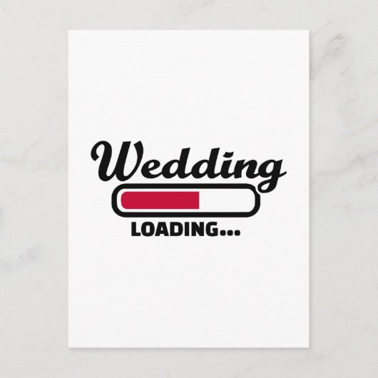 Carte Postale chargement mariage (Devant)