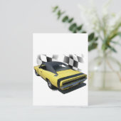 Carte Postale Chargeur 1970 Dodge R/T (Debout devant)