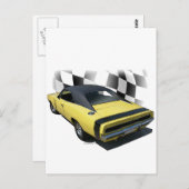 Carte Postale Chargeur 1970 Dodge R/T (Devant / Derrière)