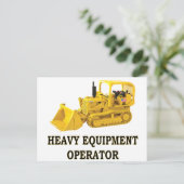 CARTE POSTALE CHARGEUR DE CRAWLER (Debout devant)